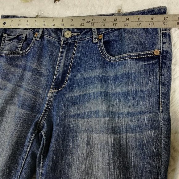 Chip & Pepper Womens Jeans Boot Cut Stella Blue Denim Medium Wash  Mid Rise 32 - Picture 5 of 12